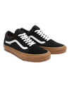 The Vans Mens Skate Old Skool Shoes in Black & Gum