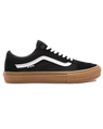 The Vans Mens Skate Old Skool Shoes in Black & Gum