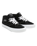 The Vans Mens Skate Half Cab Shoes in Black & White