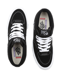 The Vans Mens Skate Half Cab Shoes in Black & White