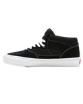 The Vans Mens Skate Half Cab Shoes in Black & White