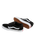 Chukka Low Sidestripe Shoes in Black & White