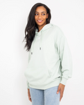 The Vans Womens Flying V Hoodie in Pale Aqua