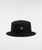 Patch Bucket Hat in Black