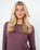Luxury Long Sleeve T-Shirt in Elderberry Heather