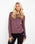 Luxury Long Sleeve T-Shirt in Elderberry Heather