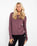 Luxury Long Sleeve T-Shirt in Elderberry Heather