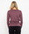 Luxury Long Sleeve T-Shirt in Elderberry Heather