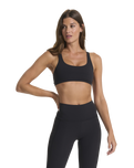 The Vuori Womens Yosemite Bra in Black