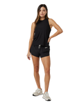 The Vuori Womens Energy Long Top in Black