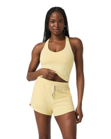 Halo Performance Crop Vest 2.0 in Lemon Snap Heather