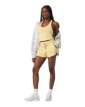 Halo Performance Crop Vest 2.0 in Lemon Snap Heather