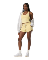 Halo Performance Crop Vest 2.0 in Lemon Snap Heather