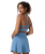 The Vuori Womens Yosemite Longline Bra in Light French Blue