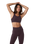 The Vuori Womens Elevation Racer Bra in Raisin Heather