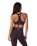 The Vuori Womens Elevation Racer Bra in Raisin Heather