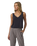 SL Villa Cropped Vest in Black