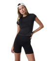 Halo Baby T-Shirt in Solid Black