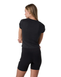 Halo Baby T-Shirt in Solid Black