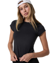 Halo Baby T-Shirt in Solid Black