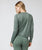 The Vuori Womens Daydream Crew Top in Marsh Heather
