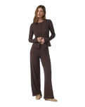 Pose Twin Cardigan in French Roast