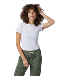 Pose Fitted T-Shirt in White