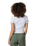 Pose Fitted T-Shirt in White