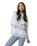 The Vuori Womens Restore Oversized Hoodie in Pale Grey Heather