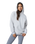 The Vuori Womens Restore Oversized Hoodie in Pale Grey Heather