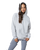 The Vuori Womens Restore Oversized Hoodie in Pale Grey Heather