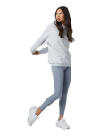 The Vuori Womens Restore Oversized Hoodie in Pale Grey Heather