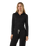 The Vuori Womens Halo Mini Full Zip Hoodie in Black Heather