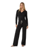 The Vuori Womens Halo Mini Full Zip Hoodie in Black Heather