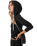 The Vuori Womens Halo Performance Zip Hoodie 2.0 in Black Heather