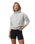 Restore Half Zip Hoodie in Light Heather Grey