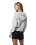 Restore Half Zip Hoodie in Light Heather Grey