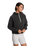 The Vuori Womens Restore Half Zip Hoodie in Washed Black
