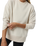 The Vuori Womens Sedona Weekender Sweatshirt in Bone