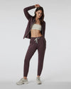 Performance Joggers in Elderberry Heather