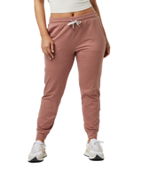 The Vuori Womens Performance Joggers in Tamarind Heather