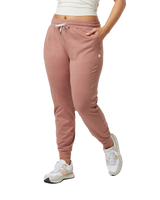 The Vuori Womens Performance Joggers in Tamarind Heather