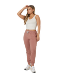The Vuori Womens Performance Joggers in Tamarind Heather