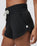 The Vuori Womens Halo Performance Short 2.0 in Black Heather