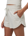 Halo Performance Shorts 2.0 in Ecru Heather