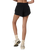 The Vuori Womens Daily Speed Shorts in Black
