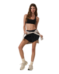 The Vuori Womens Daily Speed Shorts in Black