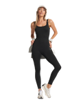 The Vuori Womens Halo Essential Jumpsuit in Black Heather