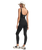 The Vuori Womens Halo Essential Jumpsuit in Black Heather