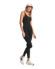 The Vuori Womens Halo Essential Jumpsuit in Black Heather